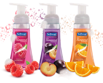 softsoap liquid hand soap pampered